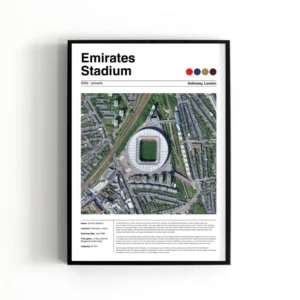 Arsenal Emirates Stadium poster