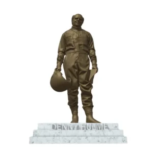Denny Hulme Bronze Effect Statue