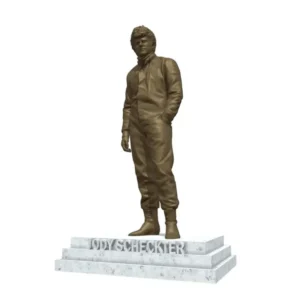 Jody Scheckter Bronze Effect Statue