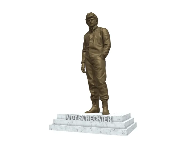 Jody Scheckter Bronze Effect Statue