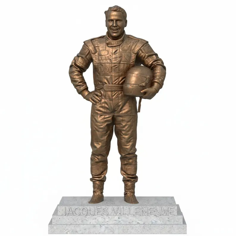 Jacques Villeneuve Statue